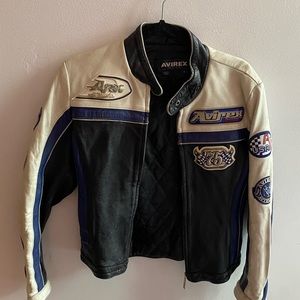 Avirex Leather Biker Jacket (Women’s)